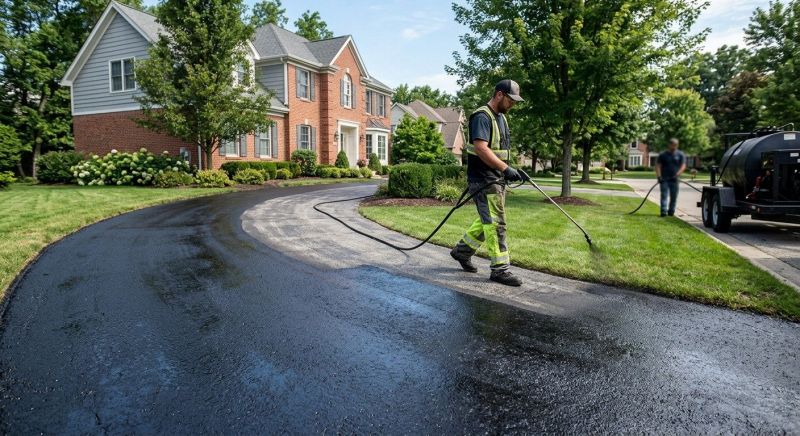 Asphalt Driveway Sealing in Grand Rapids, MI