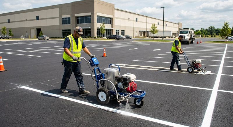 Line Striping Service in Roswell, GA