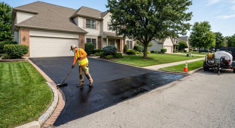 Tar Driveway Sealing in Greenville, SC